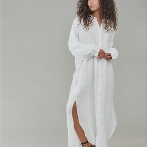 Acacia Lena Cotton Gauze Dress Hand Dyed